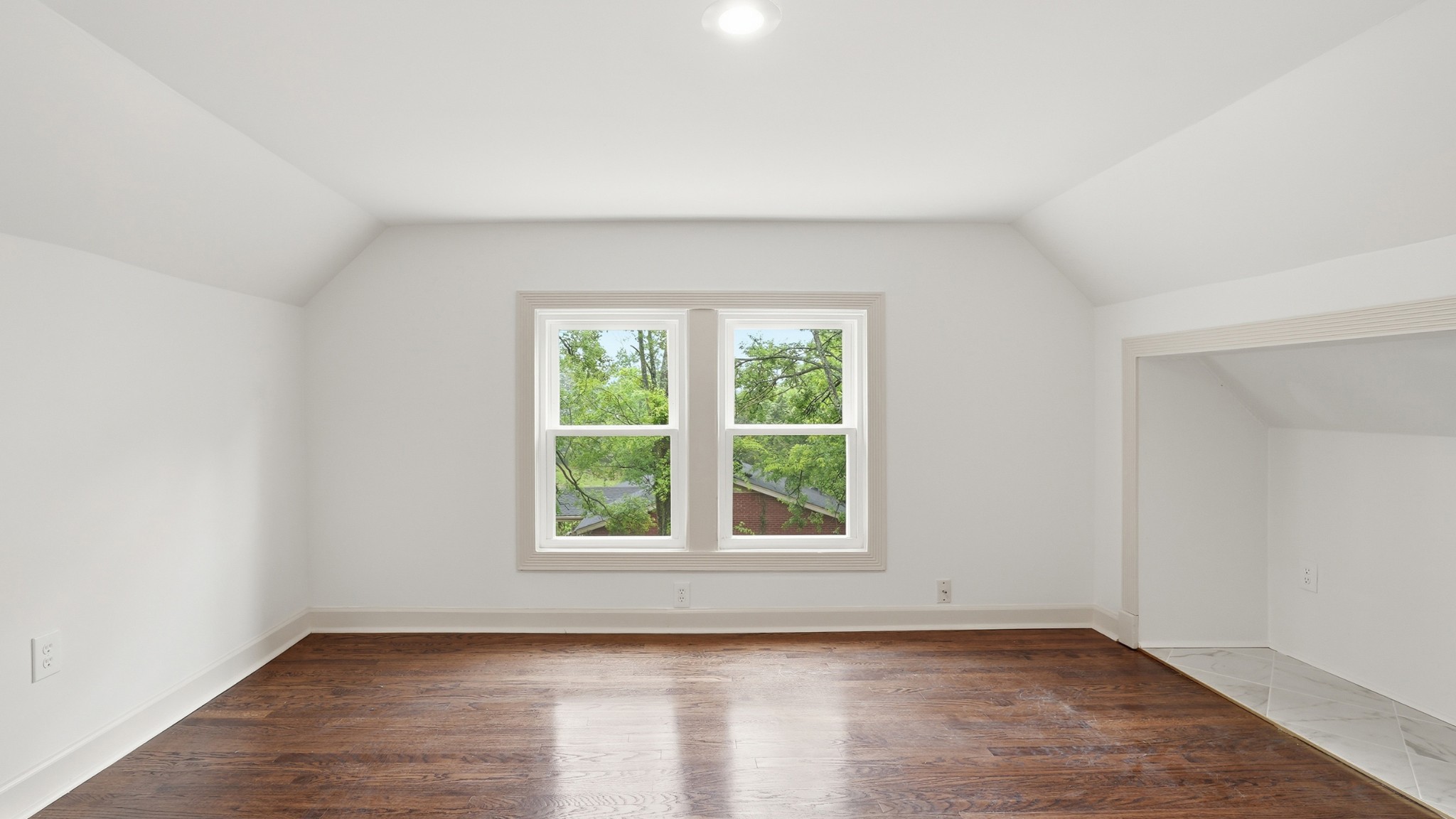 229 Franklin Limestone Road Nashville, TN 37217 - Photo 28 of 41 an empty room with wooden floor and windows