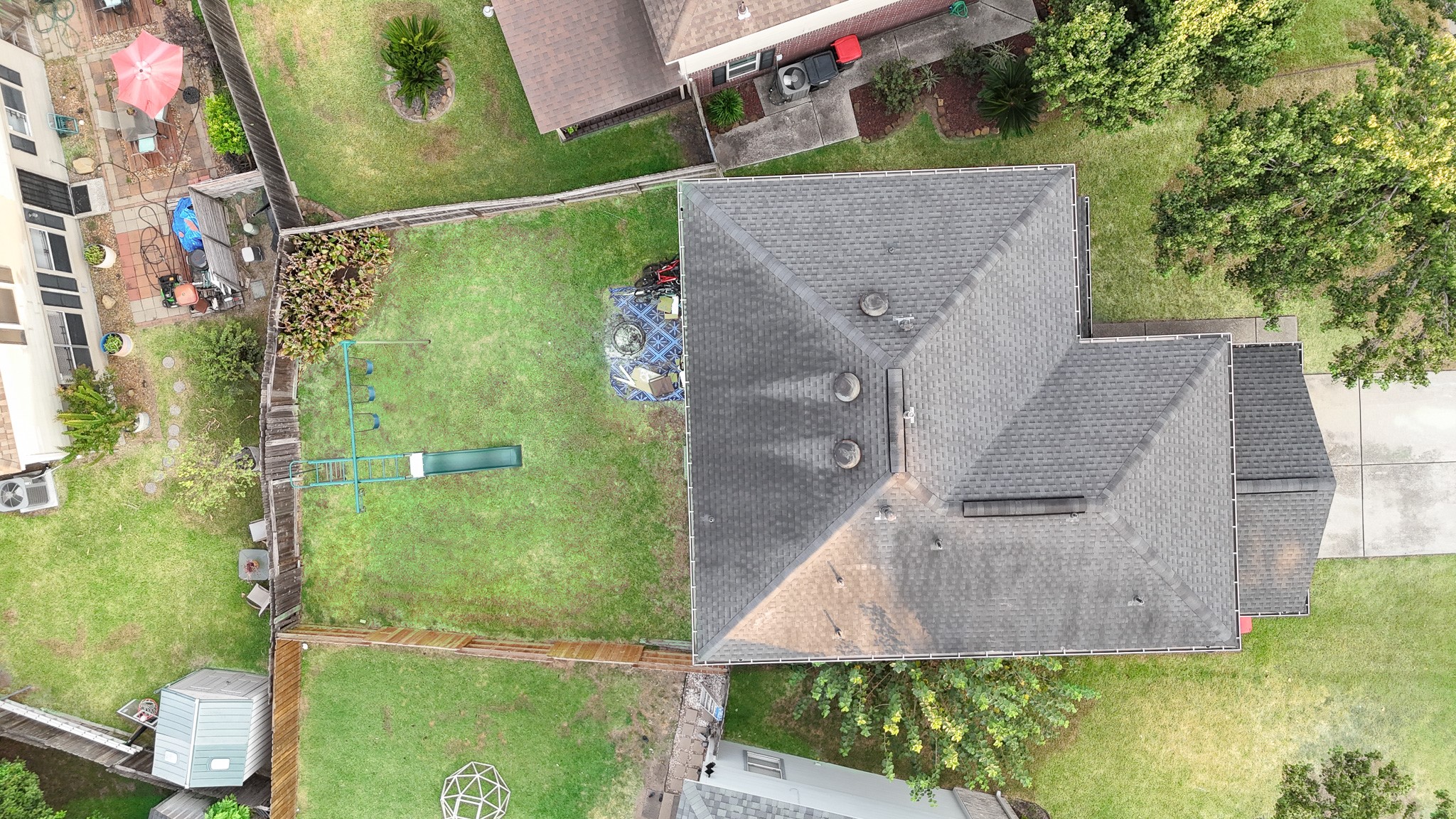 2322 Hadden Hollow Drive Houston, TX 77067 - Photo 27 of 28 an aerial view of a house with a yard