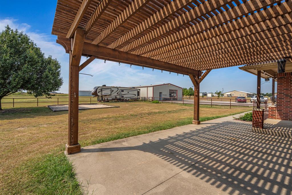 6501 Indian Trail Sanger, TX 76266 - Photo 30 of 40 View of patio / terrace featuring a pergola