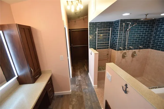 a view of walk in closet