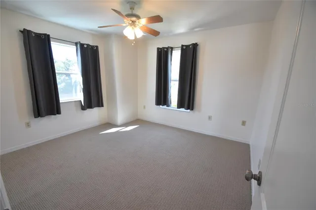 a backyard of a house