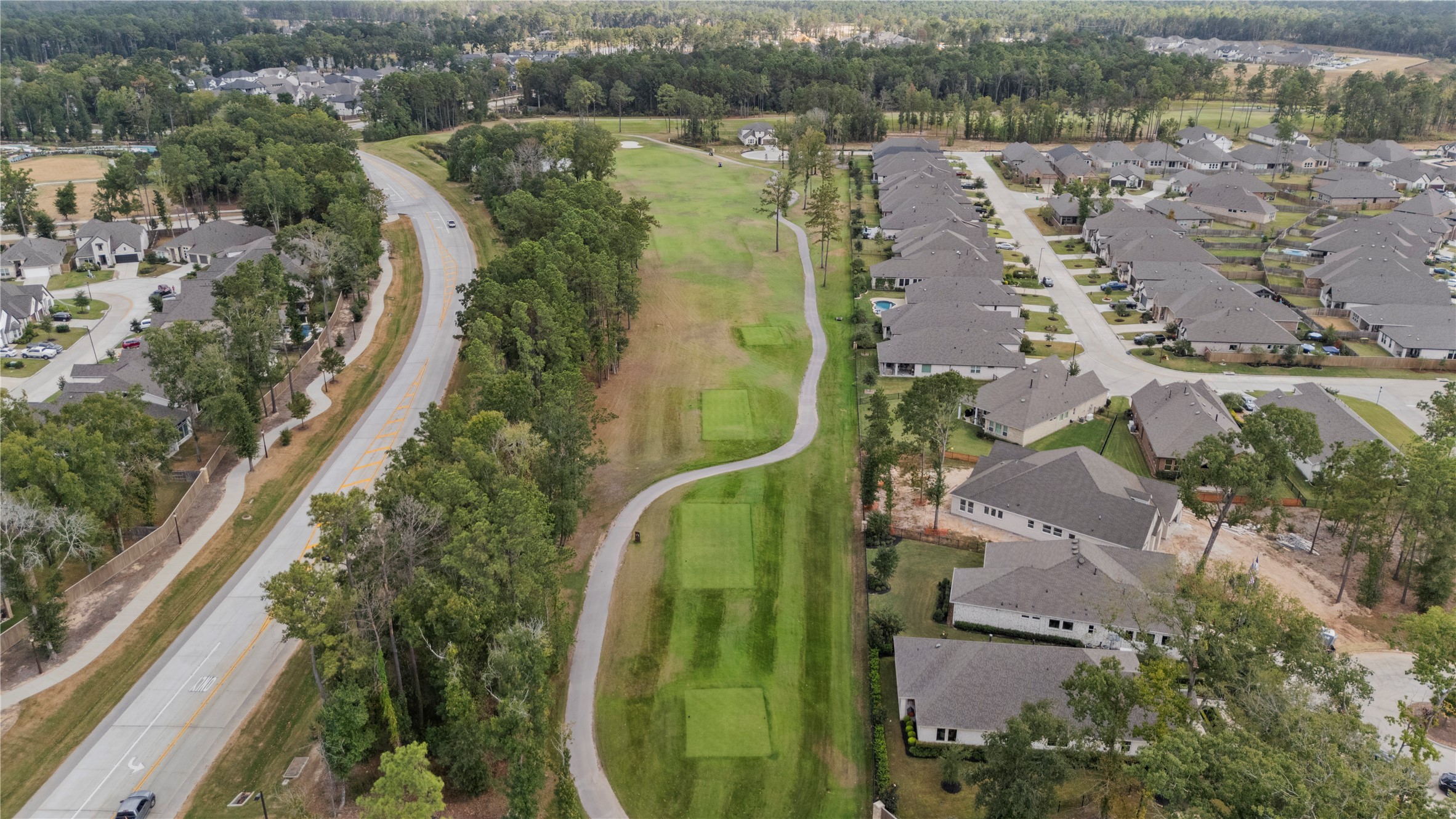 7543 Congress Trail Way Porter, TX 77365 - Photo 16 of 45 an aerial view of swimming pool