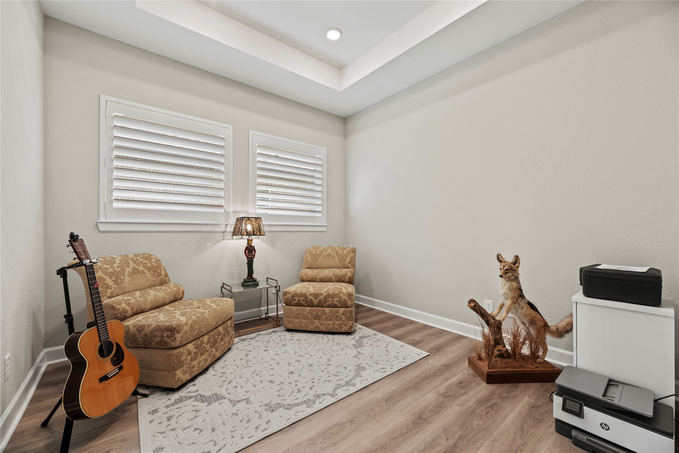 7543 Congress Trail Way Porter, TX 77365 - Photo 26 of 45 a living room with furniture and a wooden floor