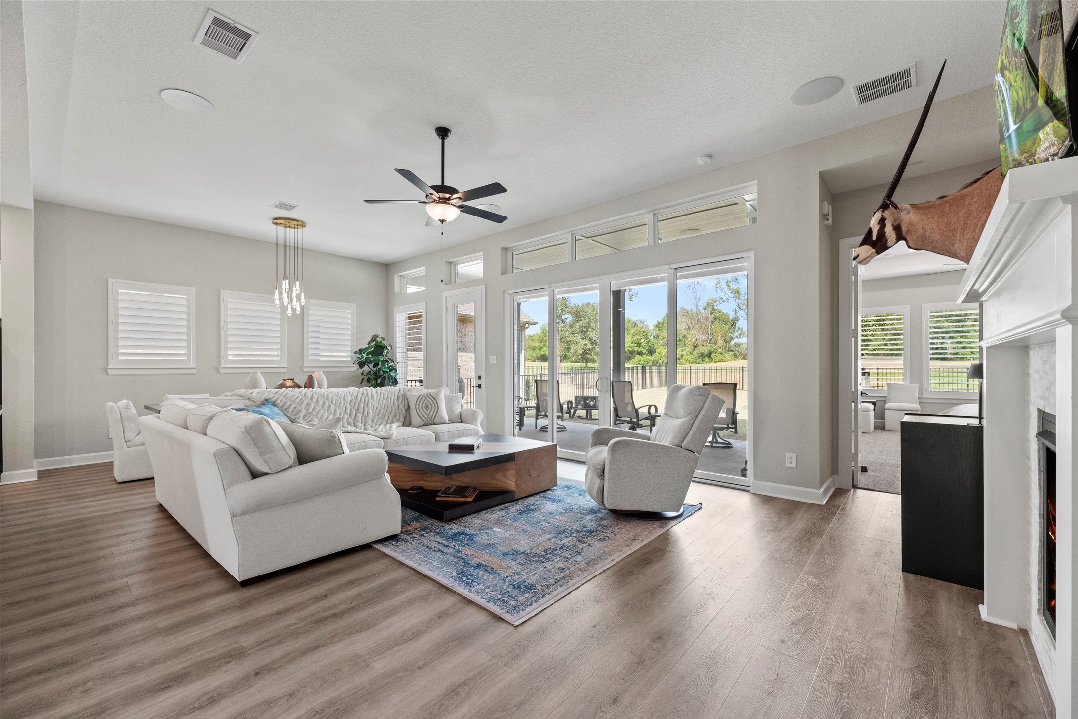 7543 Congress Trail Way Porter, TX 77365 - Photo 9 of 45 a living room with furniture and a large window