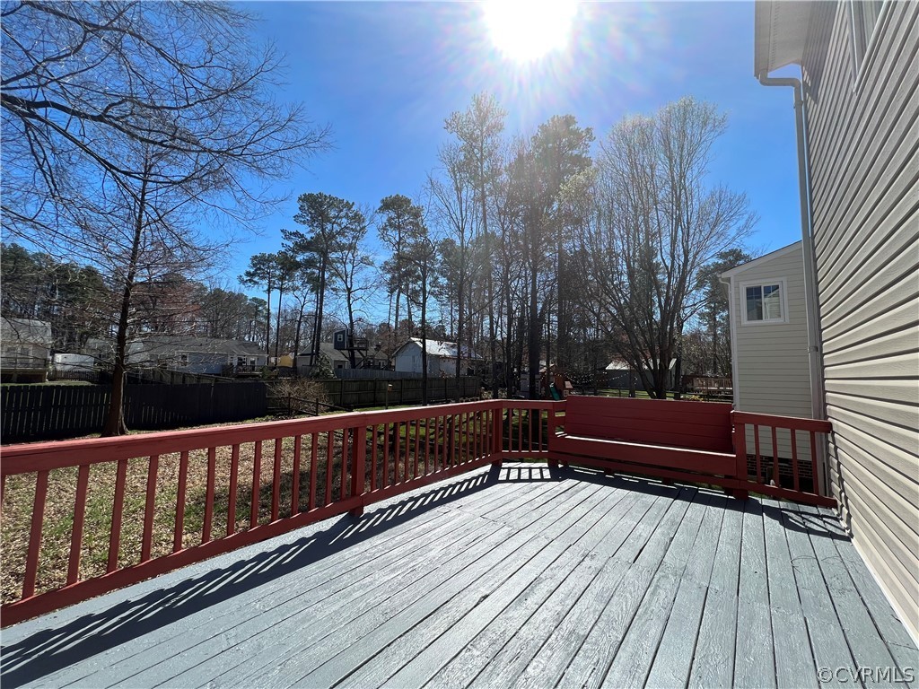 2525 Retrievers Ridge Road Richmond, VA 23233 - Photo 22 of 49 a view of a roof deck with couches and wooden floor