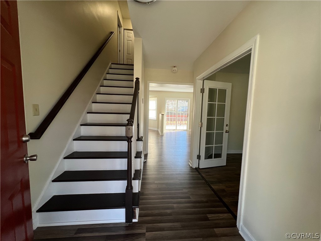 2525 Retrievers Ridge Road Richmond, VA 23233 - Photo 25 of 49 a view of entryway with wooden floor and stairs