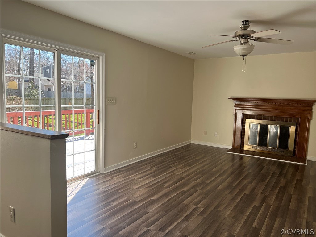 2525 Retrievers Ridge Road Richmond, VA 23233 - Photo 3 of 49 a view of an empty room with a window and wooden floor