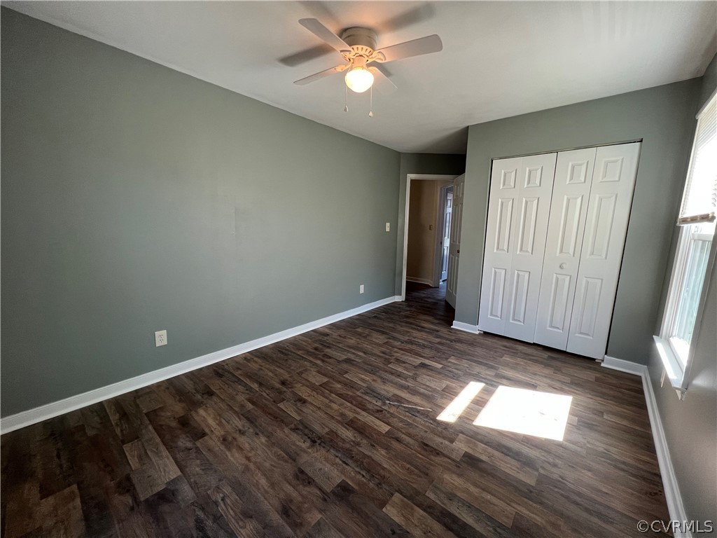 2525 Retrievers Ridge Road Richmond, VA 23233 - Photo 34 of 49 a view of empty room with wooden floor and fan