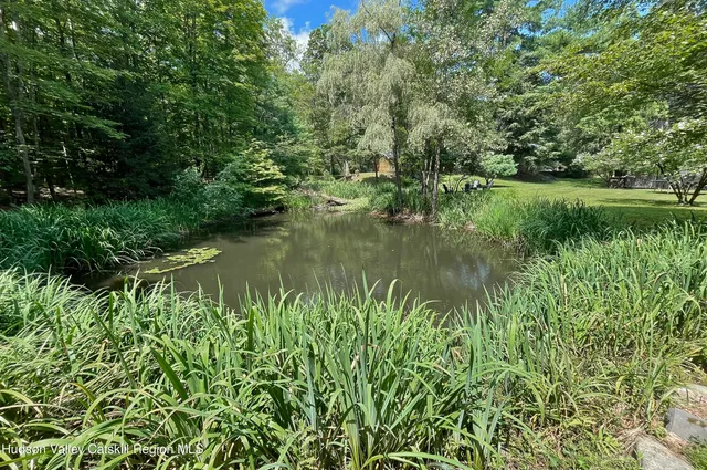 a view of an outdoor space and swimming pool