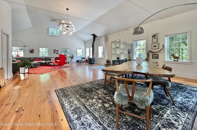 a room with musical instruments