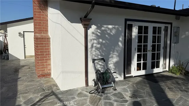 a view of a entryway door of the house