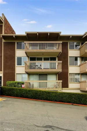 a view of a house with a balcony