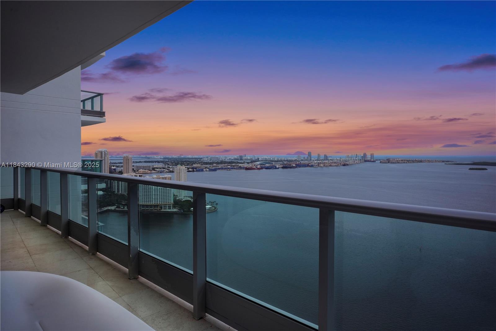 1331 Brickell Bay Drive, Unit 4303 Miami, FL 33131 - Photo 36 of 41 a view of a city from a balcony