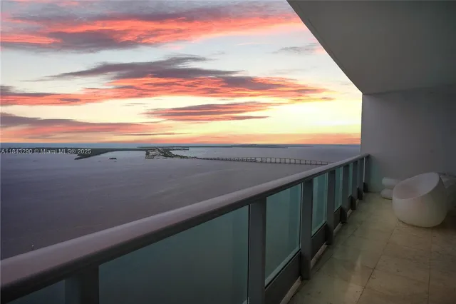 a view of city and ocean