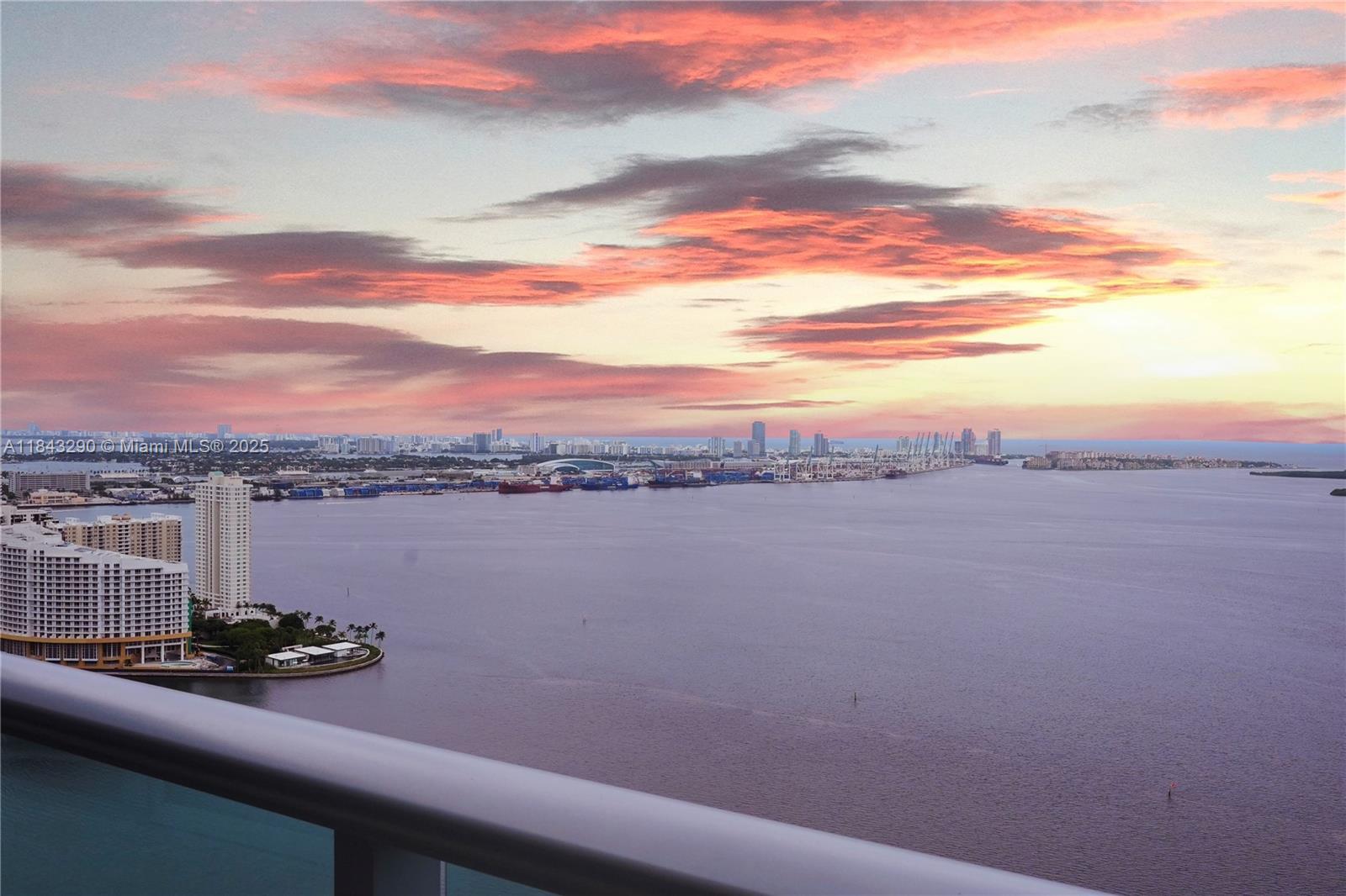 1331 Brickell Bay Drive, Unit 4303 Miami, FL 33131 - Photo 41 of 41 a view of a lake from a balcony