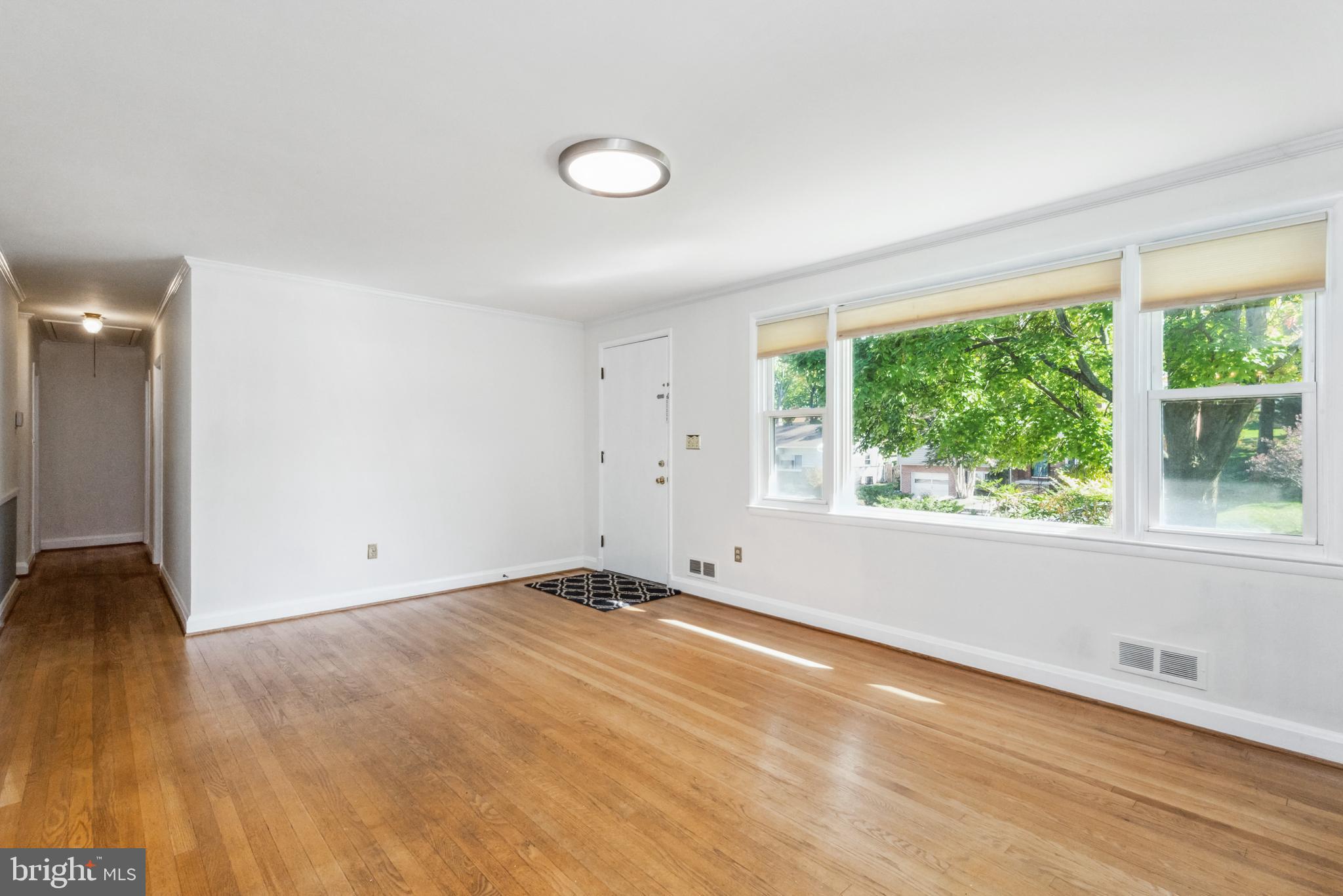 Large picture windows in Living Room