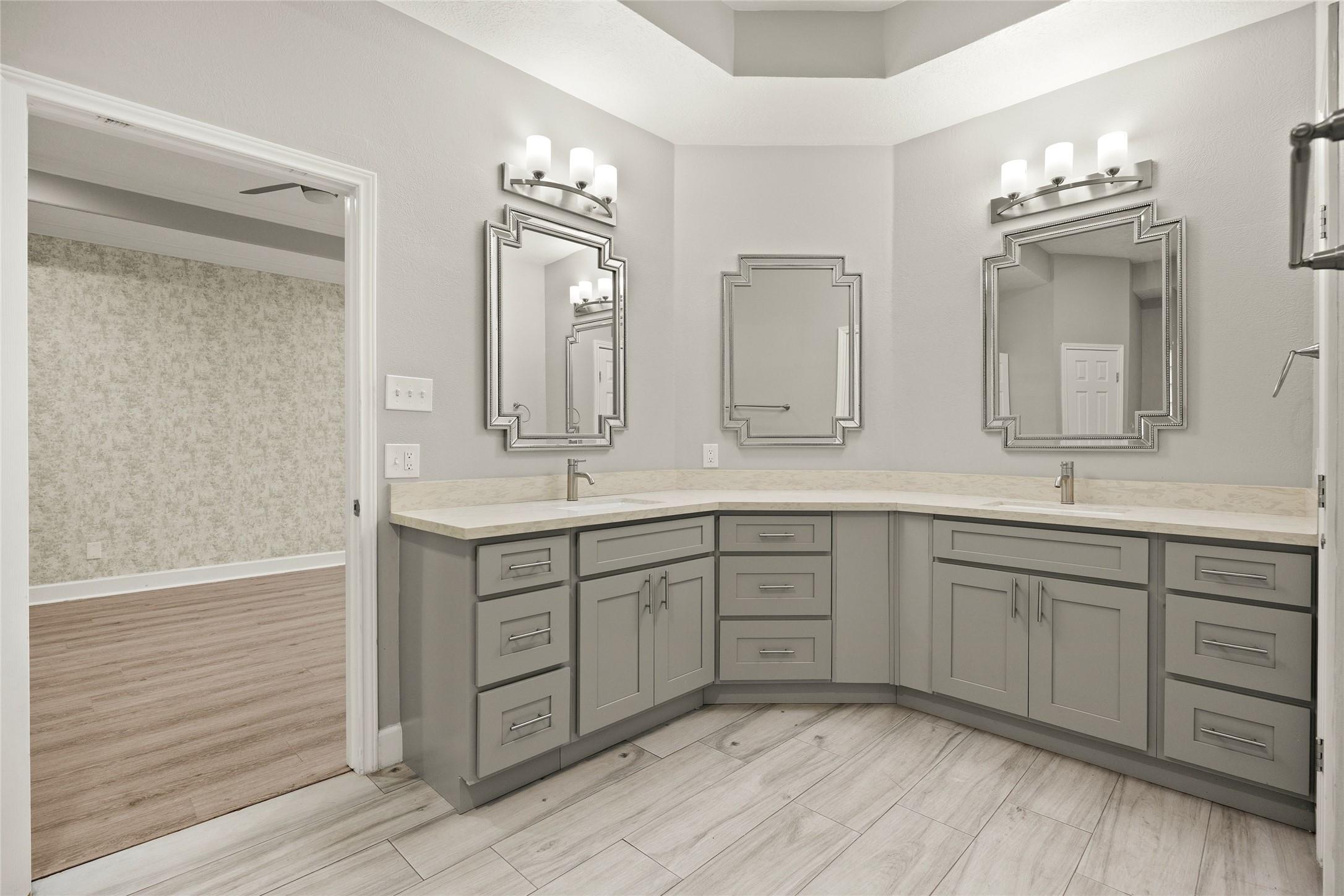 6239 Agassi Ace Court Spring, TX 77379 - Photo 12 of 19 Primary restroom with his & hers sinks and vanities