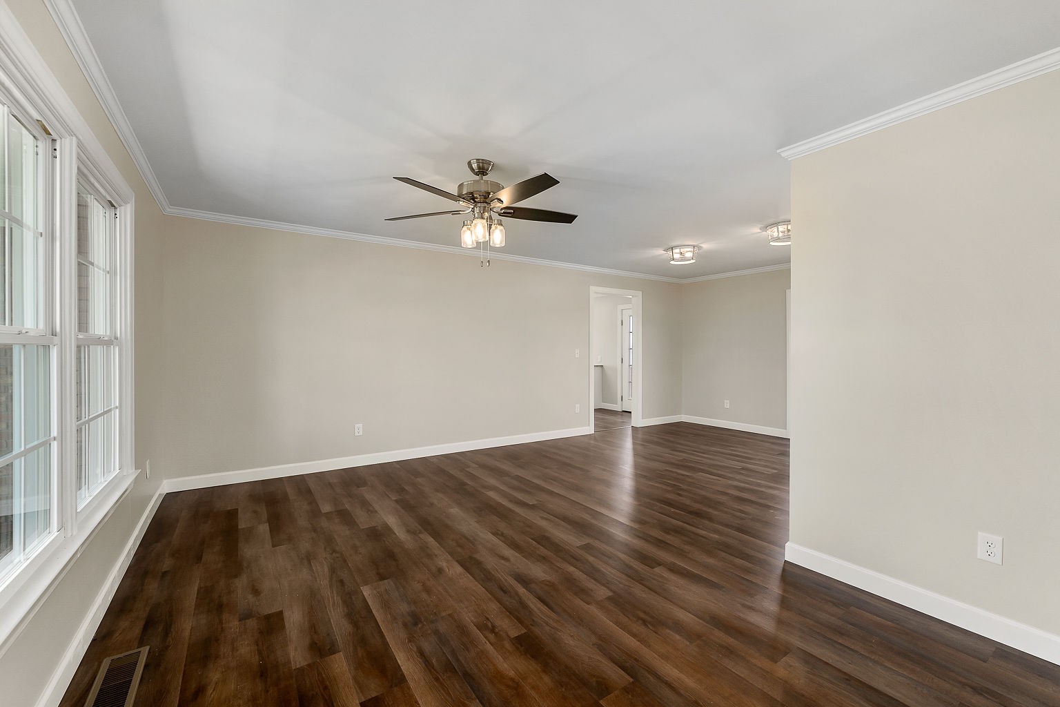 6401 Lucky Road McMinnville, TN 37110 - Photo 39 of 50 wooden floor in an empty room with a window