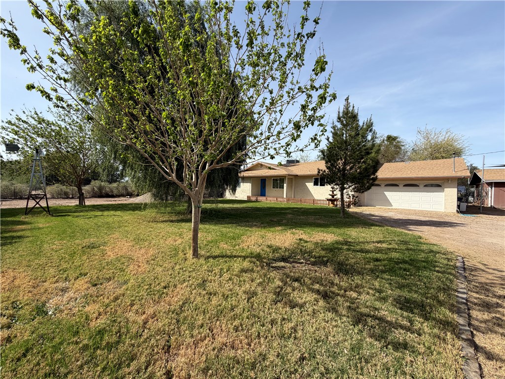 1985 Laguna Road Mohave Valley, AZ 86440 - Photo 5 of 83 View of green lawn, driveway and a garage