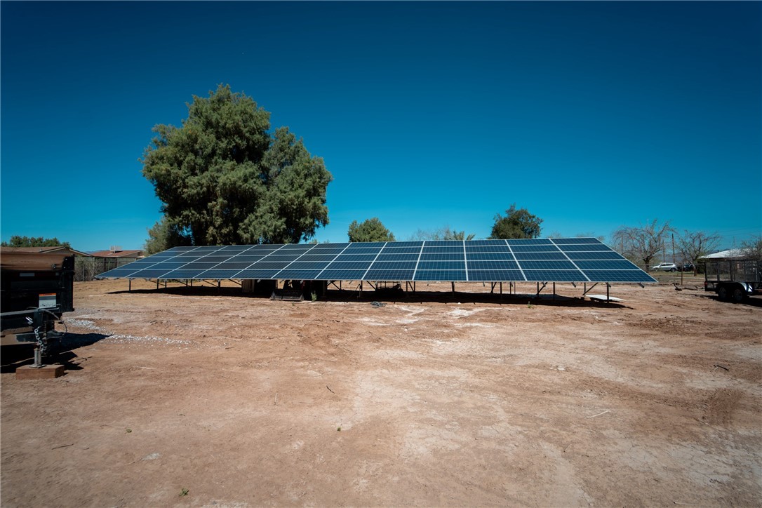 1985 Laguna Road Mohave Valley, AZ 86440 - Photo 82 of 83 This property includes a ground-mounted solar panel array.
