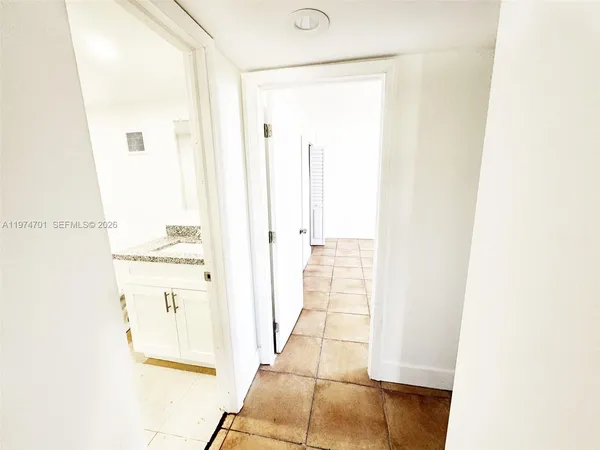 a view of bathroom with a shower