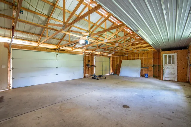 a view of empty room with windows