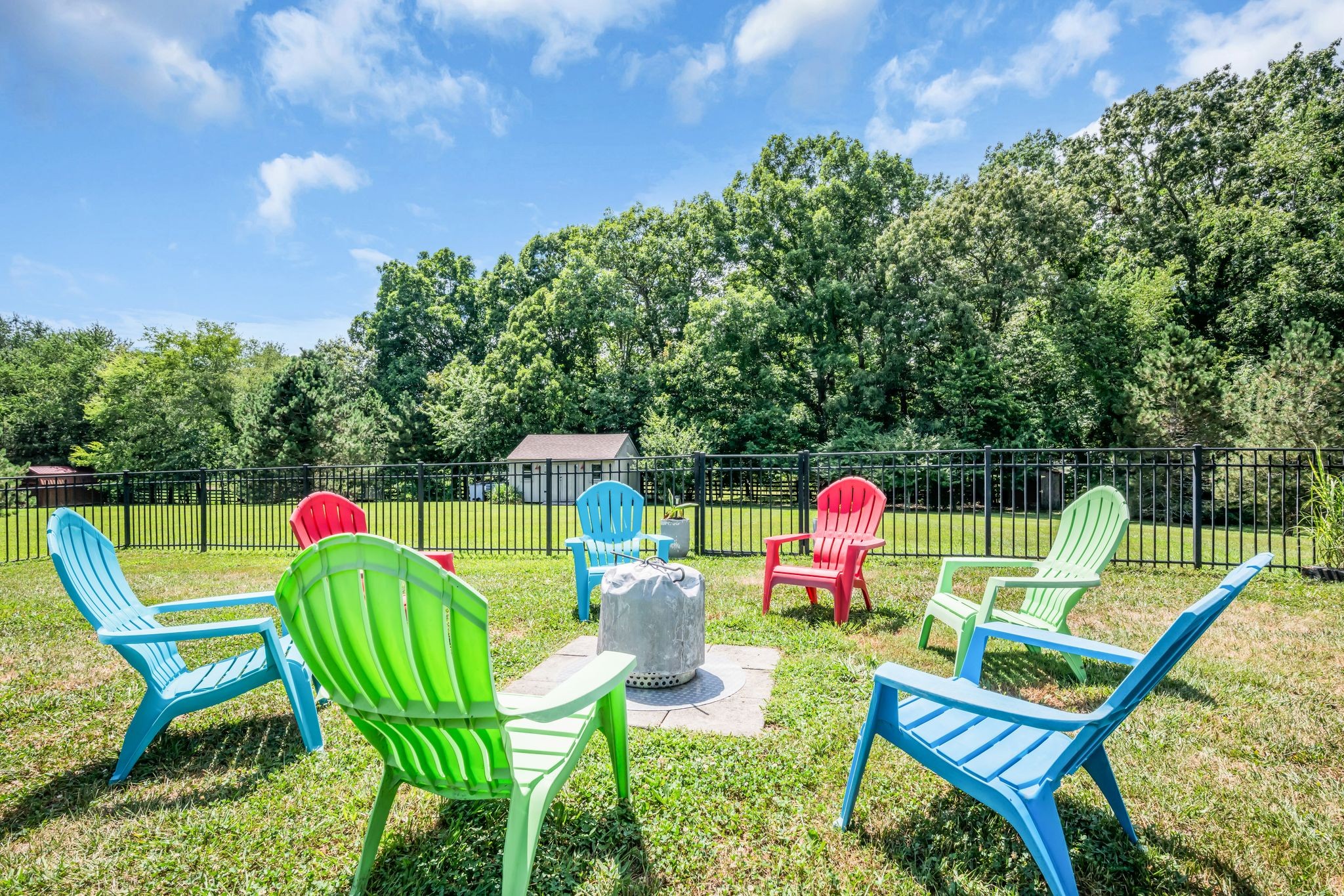 125 Lena Loop Burns, TN 37029 - Photo 15 of 55 a view of yard with seating area and slide