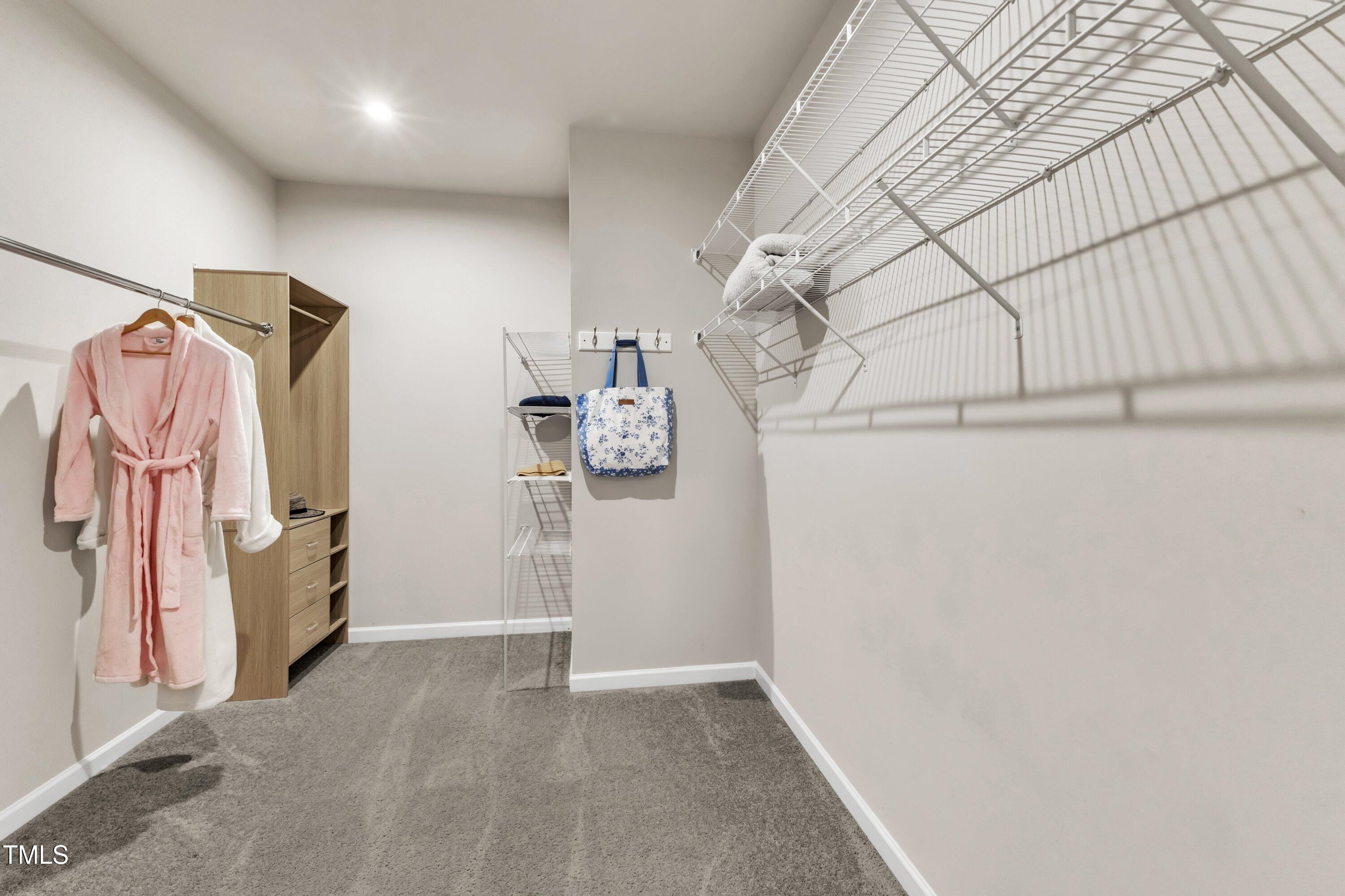 1230 Wingstem Place Raleigh, NC 27607 - Photo 25 of 41 a view of walk in closet with clothes and white walls