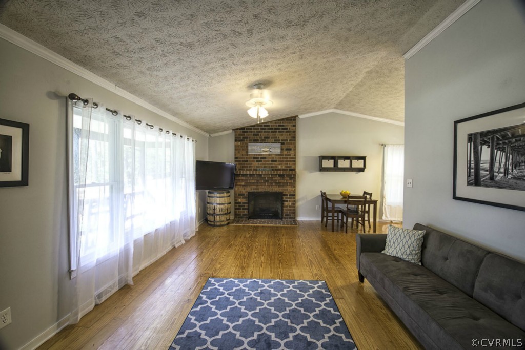 15176 Verdon Road Beaverdam, VA 23015 - Photo 4 of 15 a living room with furniture and a fireplace