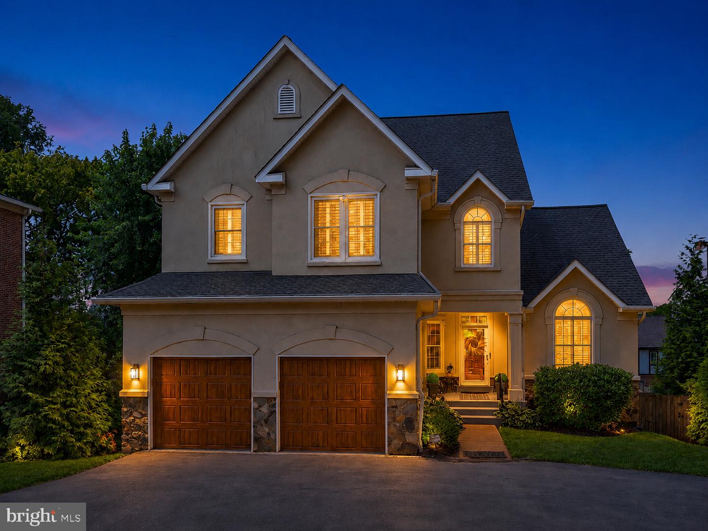 6732 Churchill Road McLean, VA 22101 - Photo 66 of 71 Charming home aglow at twilight.