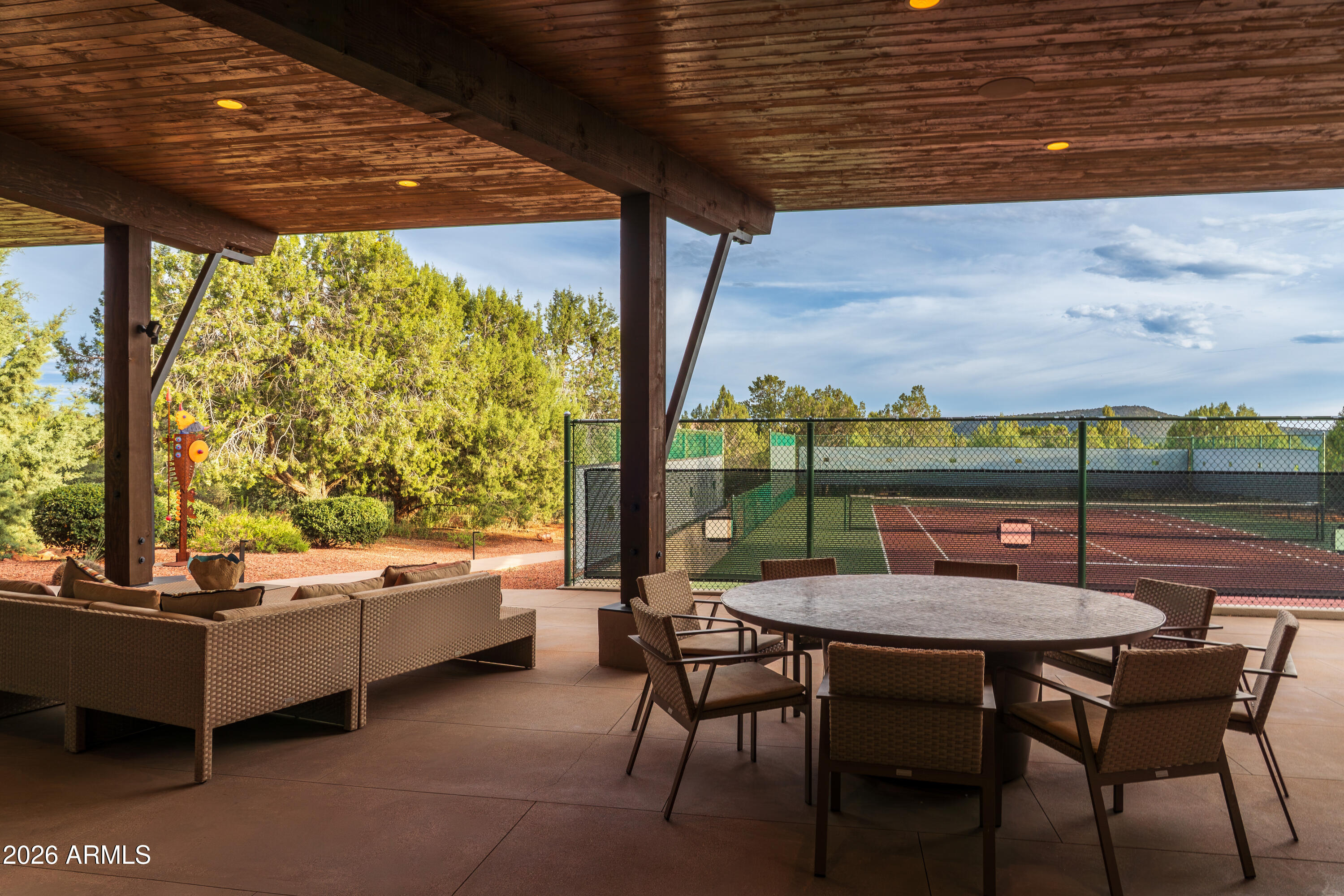 120 Paisano Road Sedona, AZ 86336 - Photo 44 of 54 COVERED TERRACE AT PLAYHOUSE