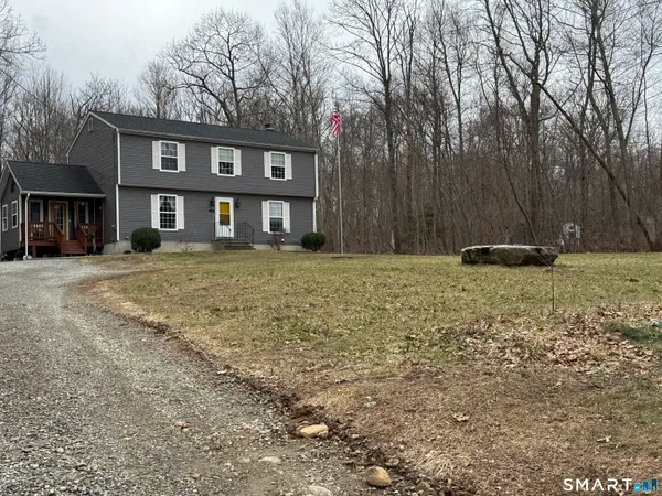a large house with a outdoor space