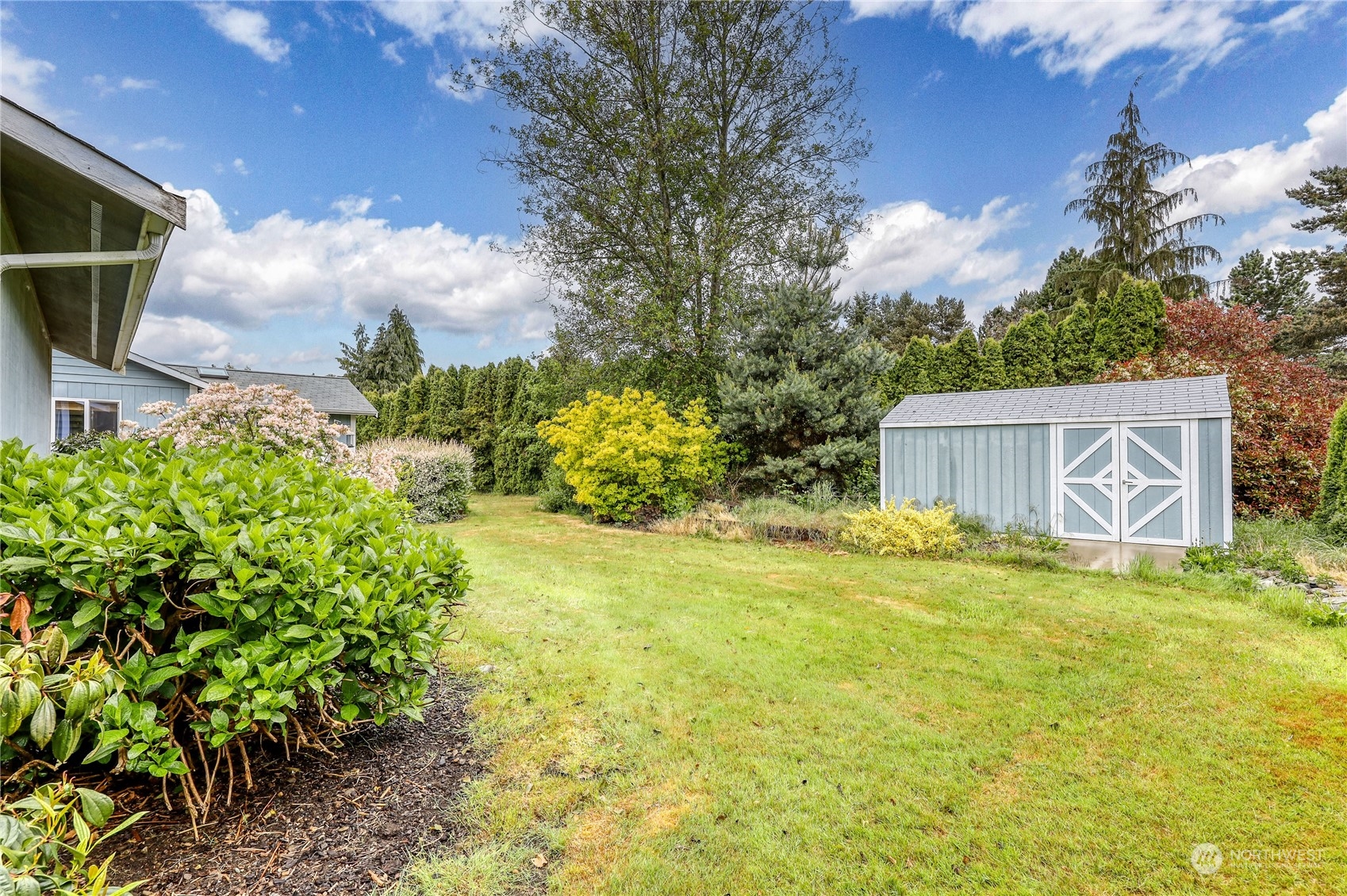 878 North Kendall Road Sequim, WA 98382 - Photo 8 of 30 a view of a yard with an outdoor space