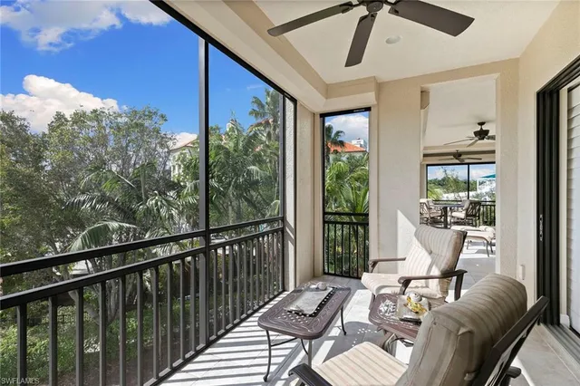 a view of a lake with a city