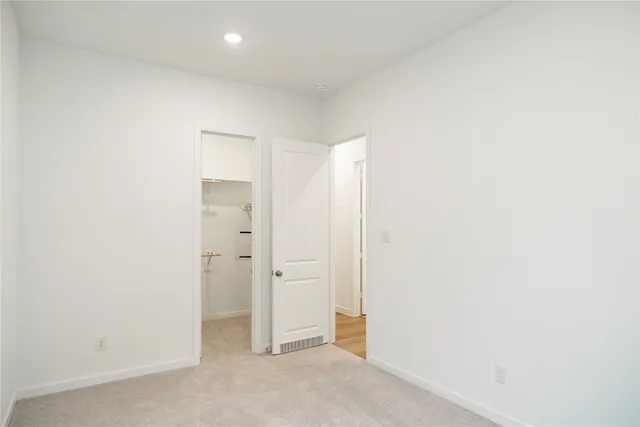 a view of an empty room