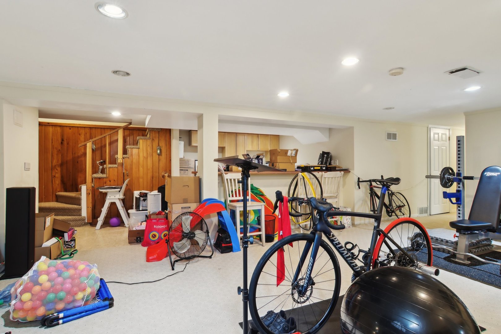 1115 Whitfield Road Northbrook, IL 60062 - Photo 35 of 54 a view of a room with gym equipment