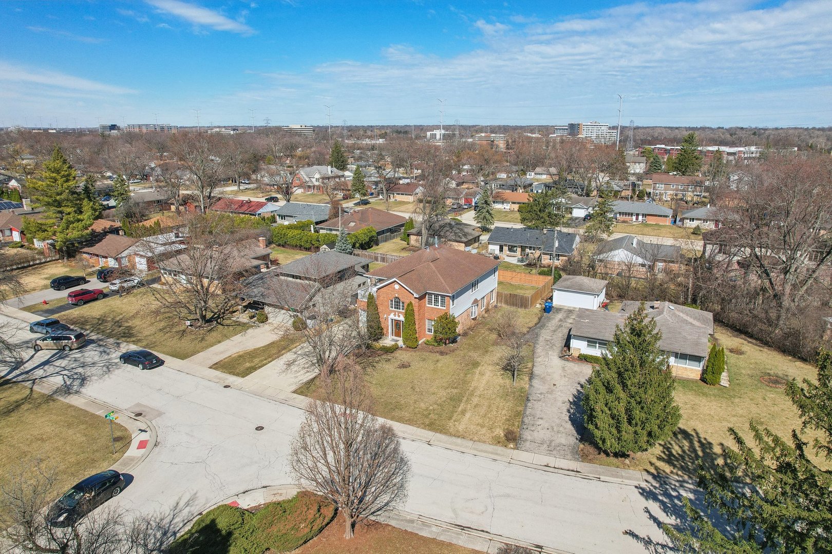 1115 Whitfield Road Northbrook, IL 60062 - Photo 47 of 54 an aerial view of residential houses with outdoor space