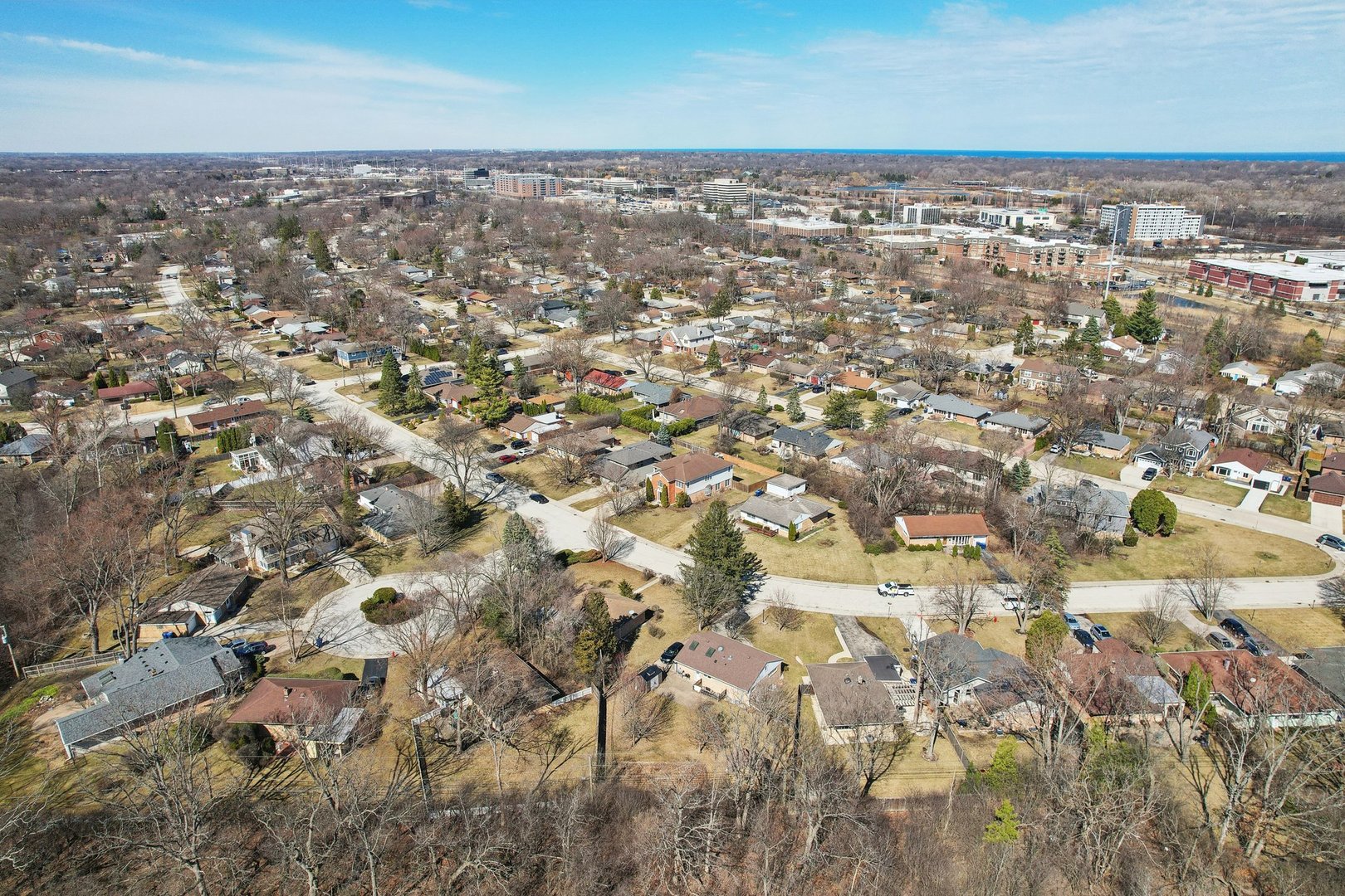 1115 Whitfield Road Northbrook, IL 60062 - Photo 50 of 54 an aerial view of residential houses with outdoor space