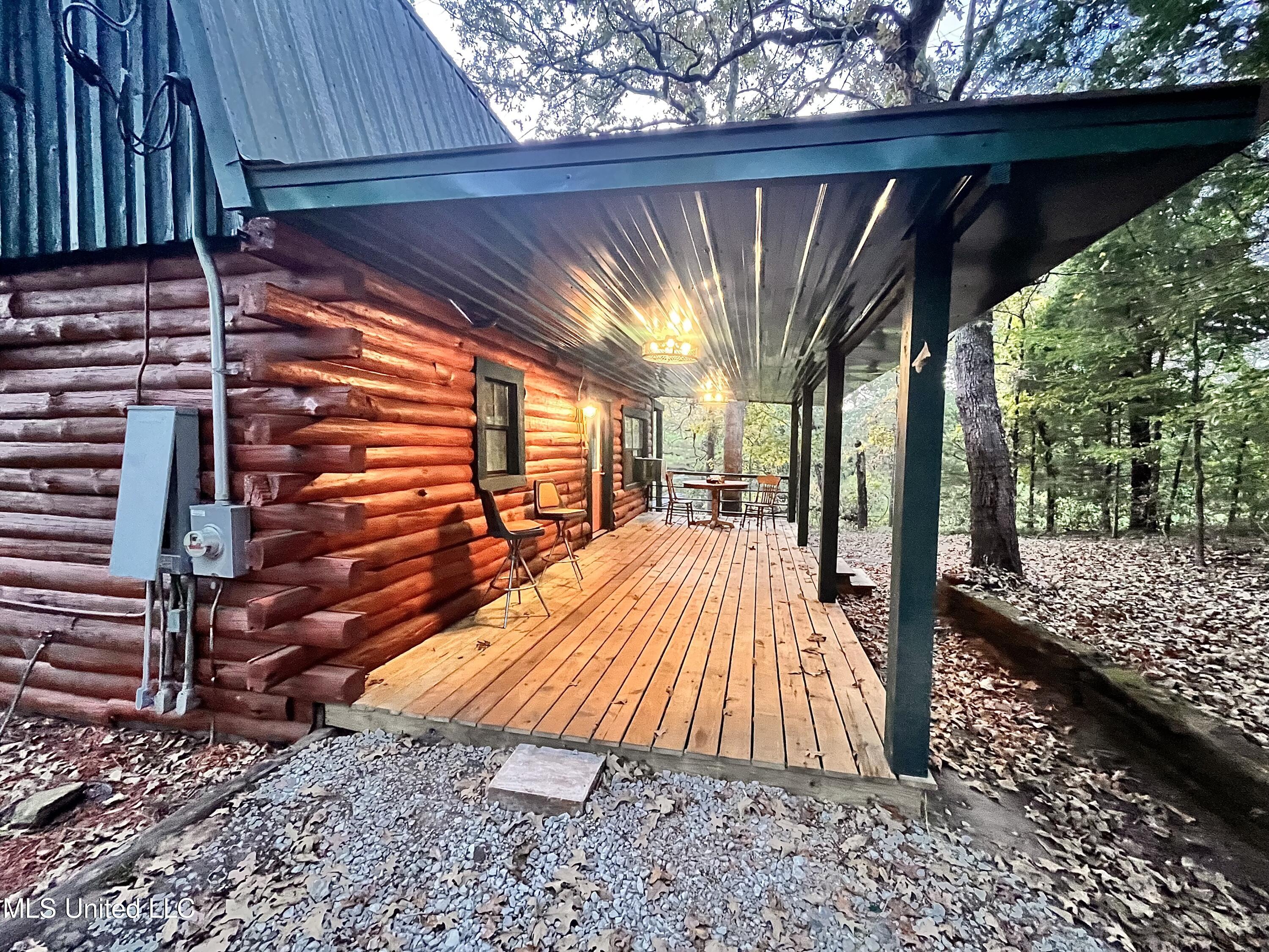 180 Red Oak Road Ashland, MS 38603 - Photo 24 of 25 back at dusk