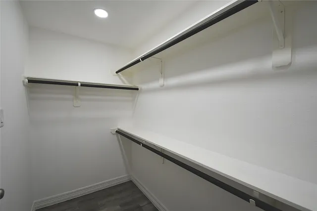 a close up view of racks on the wall