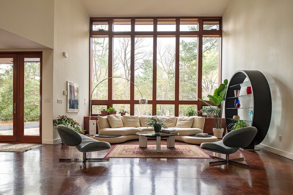 3 Barberry Road Lexington, MA 02421 - Photo 5 of 42 a living room with furniture and a large window