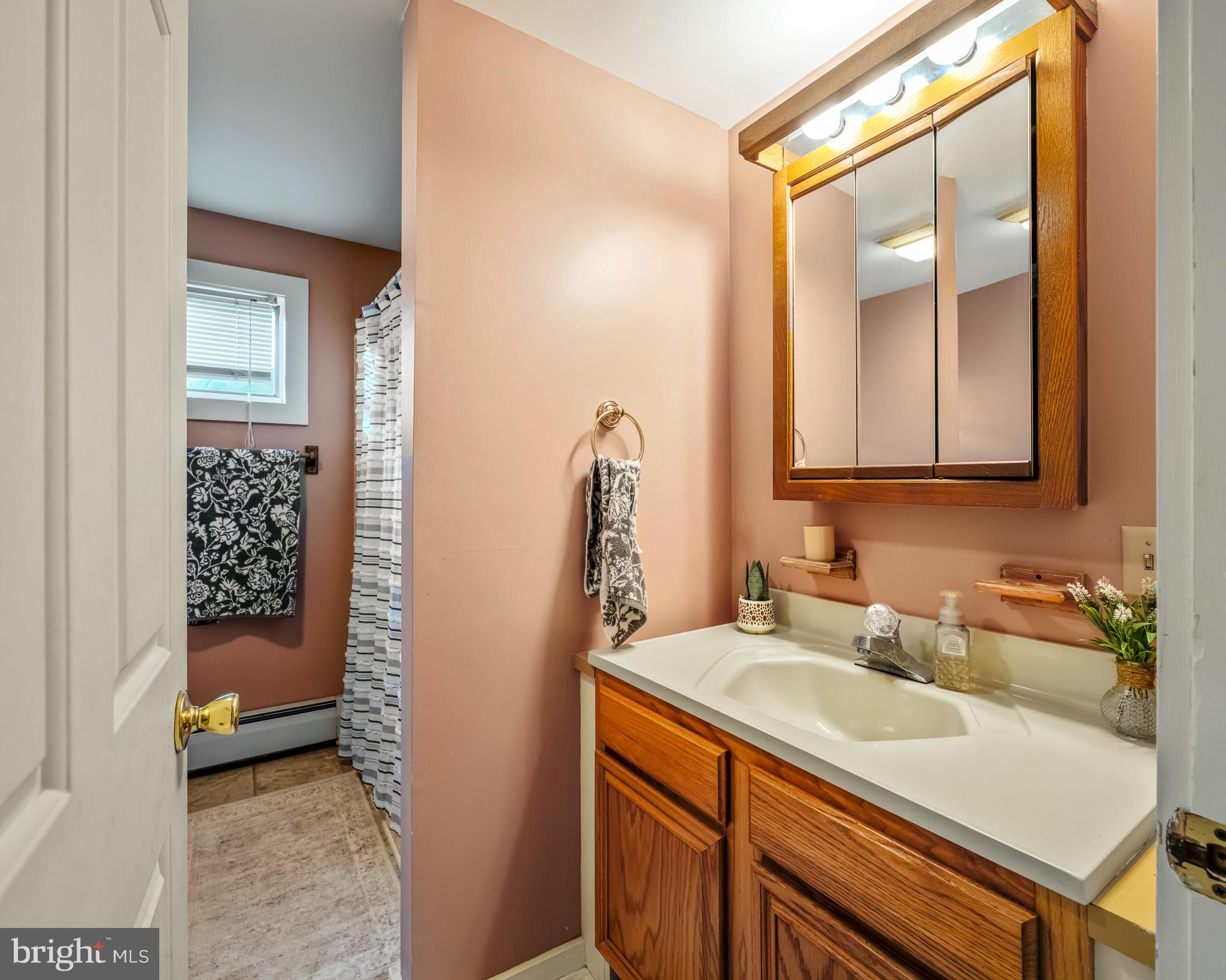 228 Huntington Creek Road Sweet Valley, PA 18656 - Photo 46 of 128 a bathroom with a sink a toilet and shower