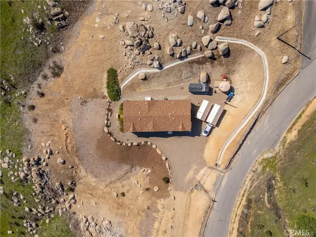 a view of a city and mountains in the background