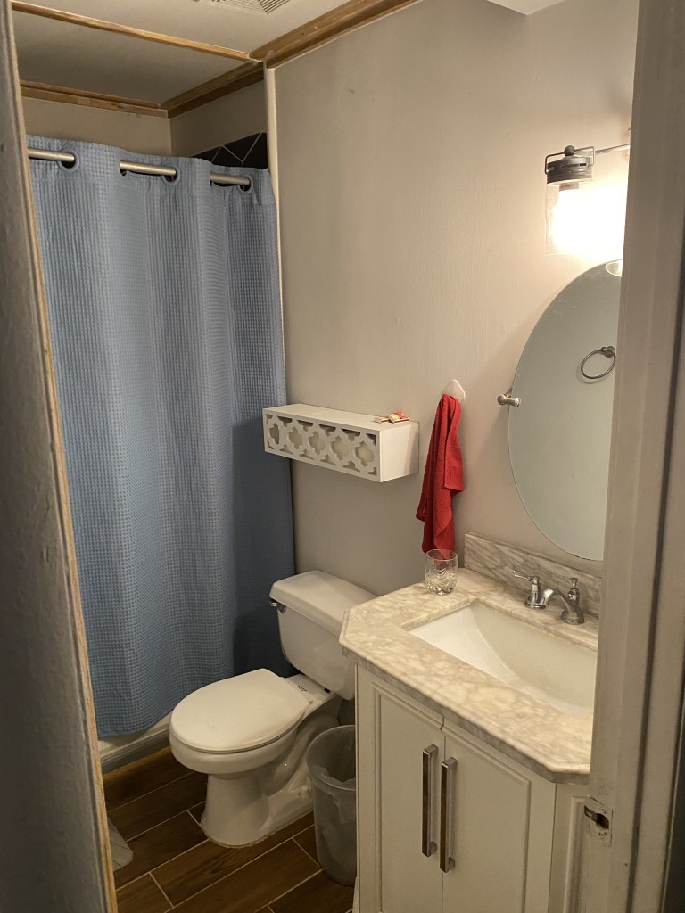 103 Bluegrass Drive Smyrna, TN 37167 - Photo 5 of 5 a bathroom with a granite countertop toilet sink and shower