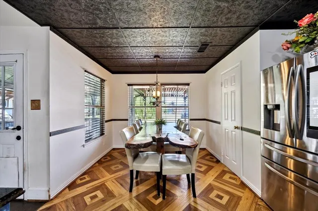 a outdoor space with furniture