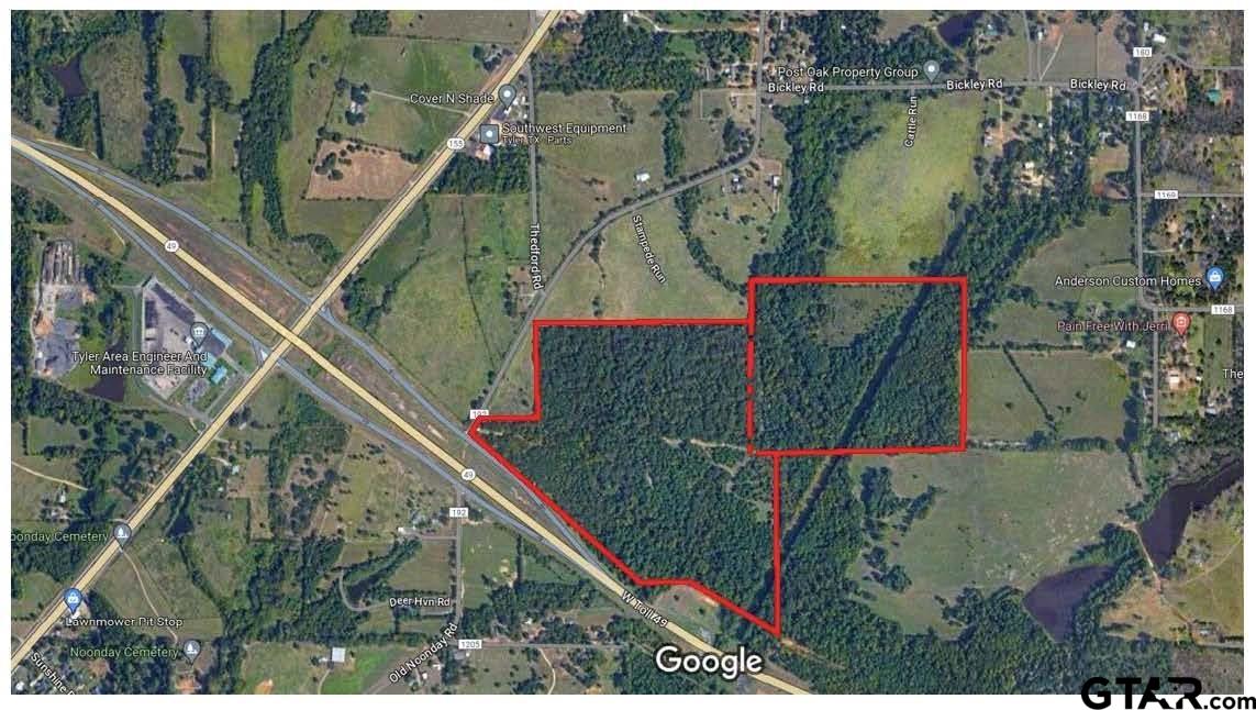 192 County Road 192 Tyler, TX 75703 - Photo 20 of 22 a bird view of a house next to a lake