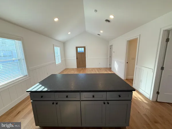 a view of table and chair in room