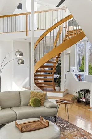 a kitchen with granite countertop a sink and a counter top space