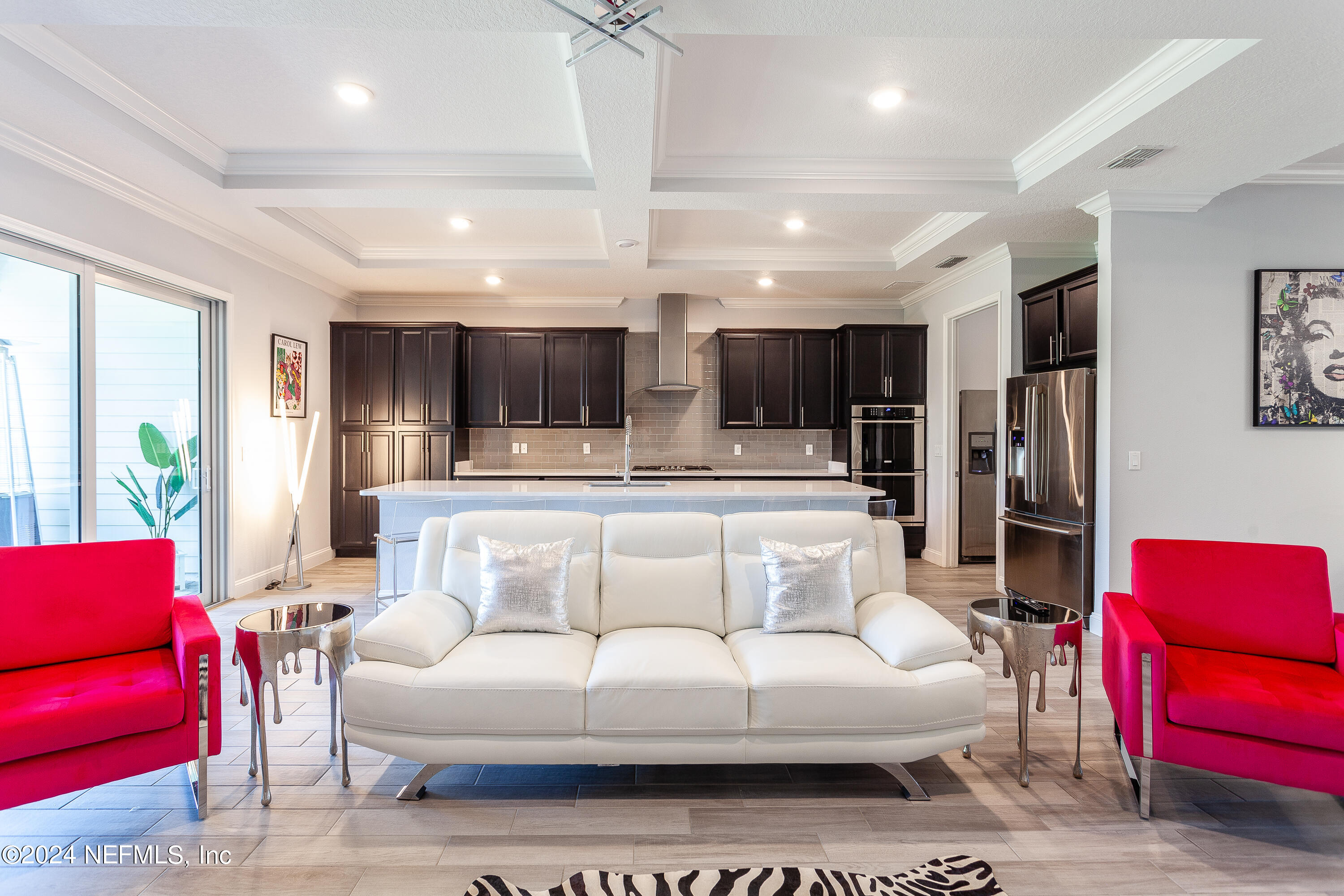 175 Caribbean Place St. Johns, FL 32259 - Photo 8 of 41 a living room with furniture and kitchen view
