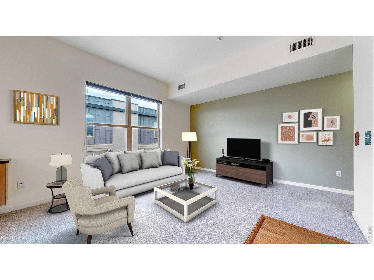 204 Maple Street, Unit 403 Fort Collins, CO 80521 - Photo 8 of 30 Living Room (Virtual Staging)